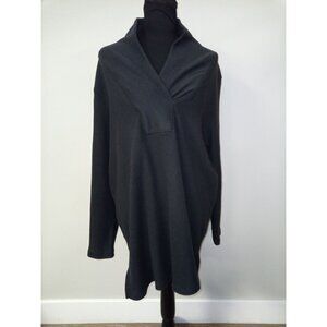 Roaman's Black V-Neck Sweater Size Large 18/20